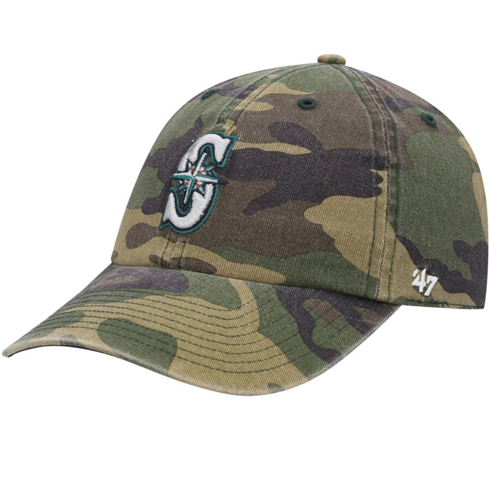 '47 Camo Seattle Mariners MLB Baseball Cap